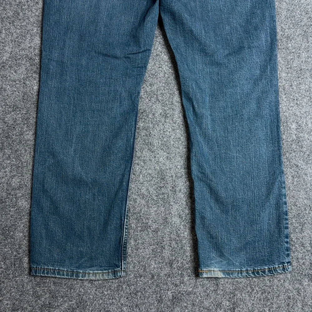 Levi's 514 Straight Leg Jeans Mens 34x29 Blue Light Wash Casual Regular Fit Dad